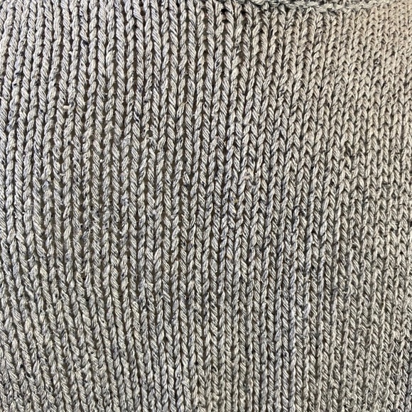 Theory Grey Silk/Linen Blend Turtleneck Sweater - Picture 7 of 11